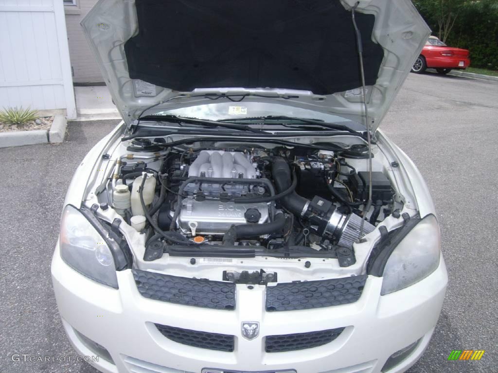 2003 Stratus R/T Coupe - Satin White Pearl / Black photo #16