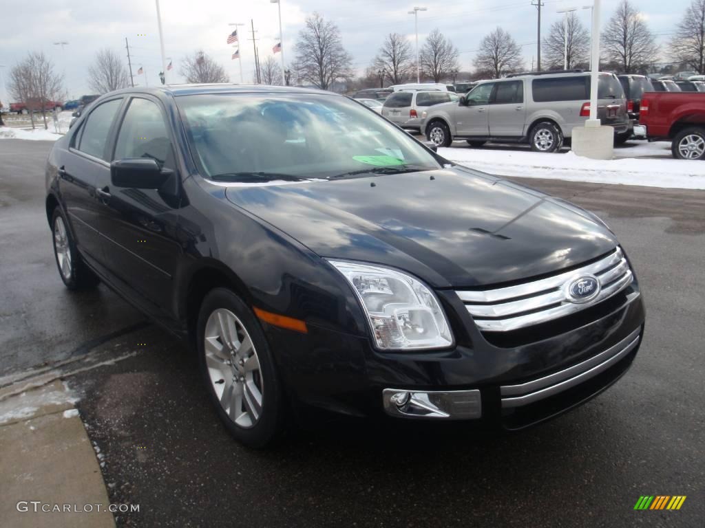 2007 Fusion SEL V6 - Black / Charcoal Black photo #7