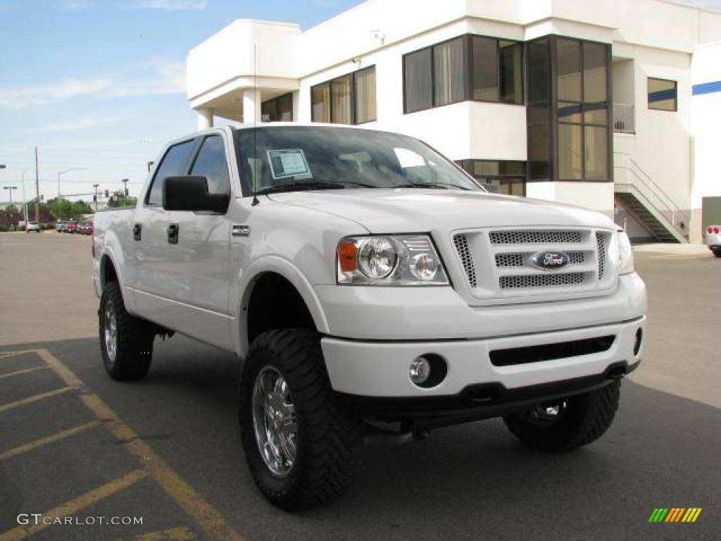 2006 F150 FX4 SuperCrew 4x4 - Oxford White / Black photo #3