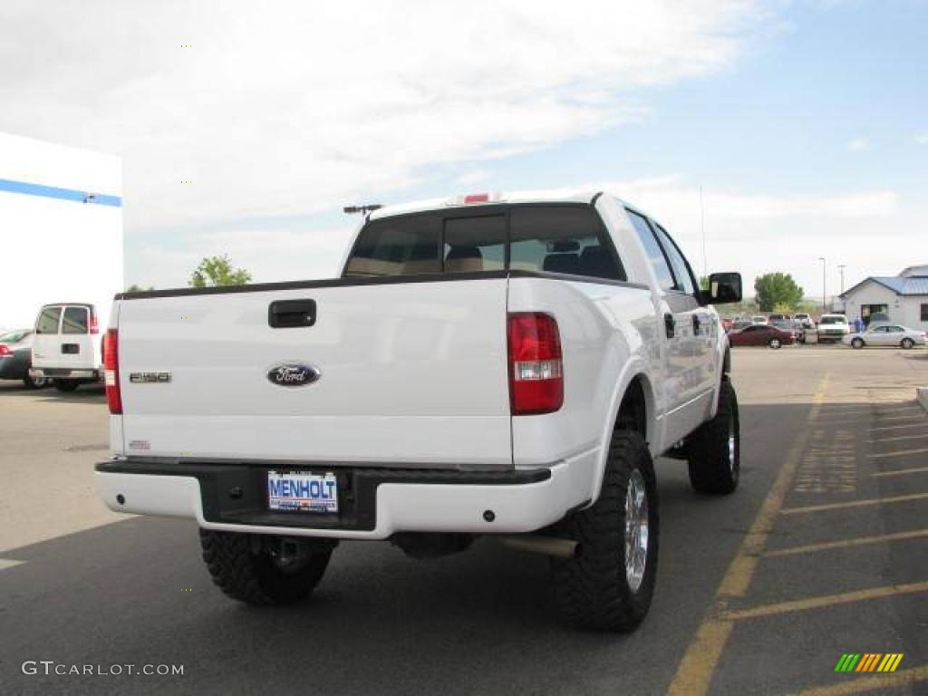 2006 F150 FX4 SuperCrew 4x4 - Oxford White / Black photo #5
