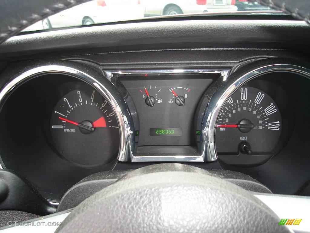 2007 Mustang V6 Premium Coupe - Redfire Metallic / Dark Charcoal photo #22