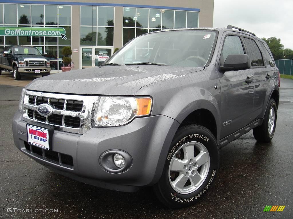 2008 Escape XLT V6 4WD - Tungsten Grey Metallic / Stone photo #1