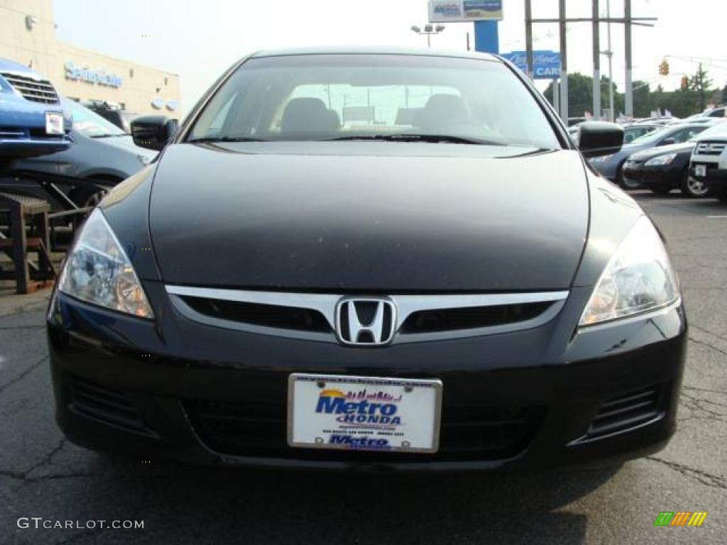 2006 Accord EX Sedan - Nighthawk Black Pearl / Ivory photo #2
