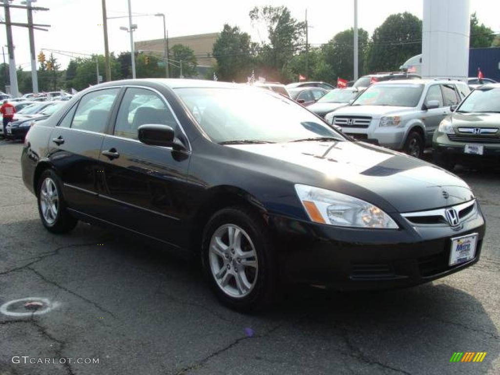2006 Accord EX Sedan - Nighthawk Black Pearl / Ivory photo #3