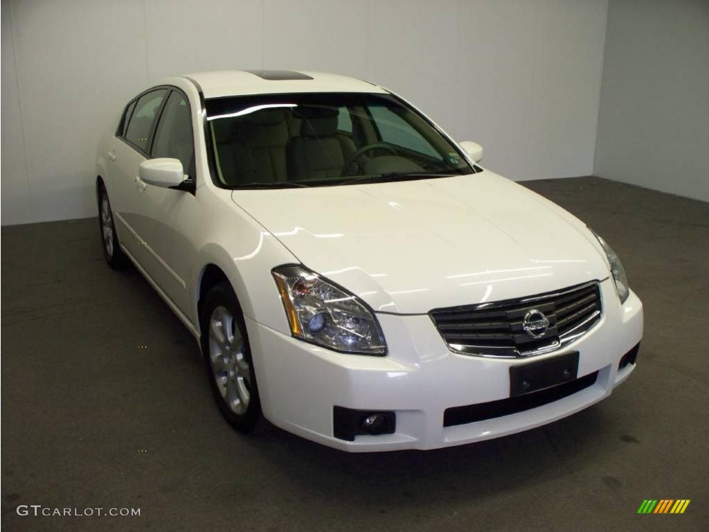 Winter Frost Pearl Nissan Maxima