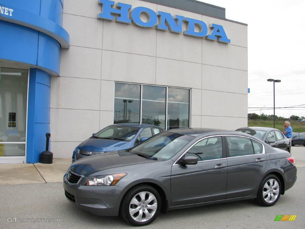 2008 Accord EX-L Sedan - Polished Metal Metallic / Gray photo #1