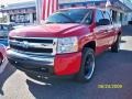 2008 Victory Red Chevrolet Silverado 1500 LS Crew Cab 4x4  photo #1