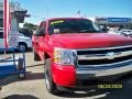 2008 Victory Red Chevrolet Silverado 1500 LS Crew Cab 4x4  photo #2