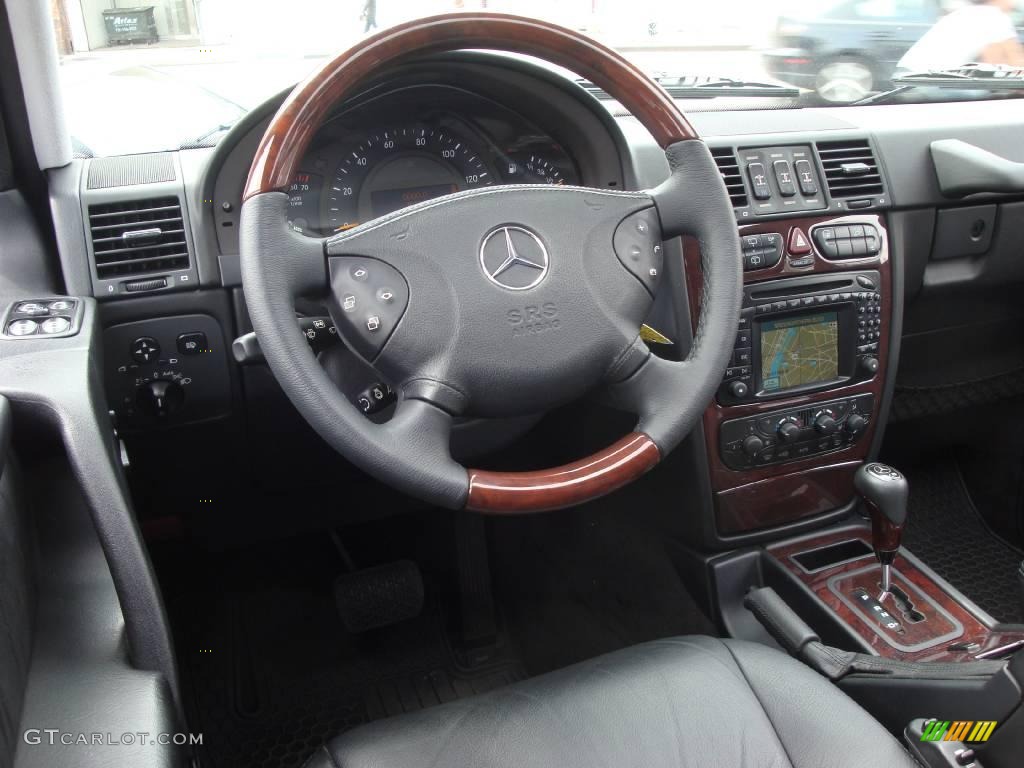 2005 G 500 - Platinum Blue Metallic / Black photo #7