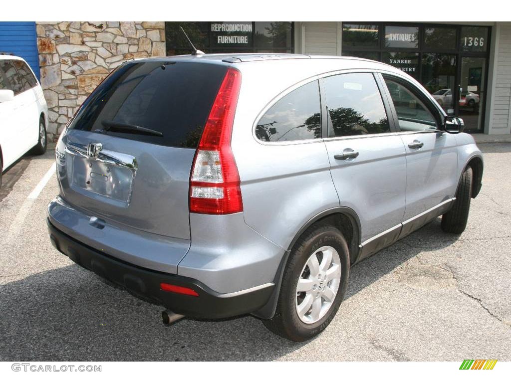 2008 CR-V EX 4WD - Glacier Blue Metallic / Gray photo #5