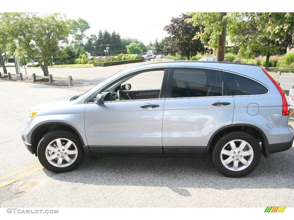 2008 CR-V EX 4WD - Glacier Blue Metallic / Gray photo #9