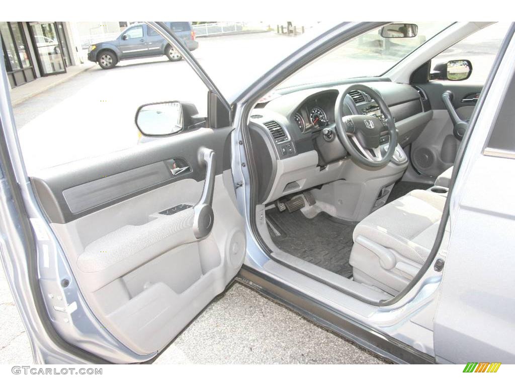 2008 CR-V EX 4WD - Glacier Blue Metallic / Gray photo #10