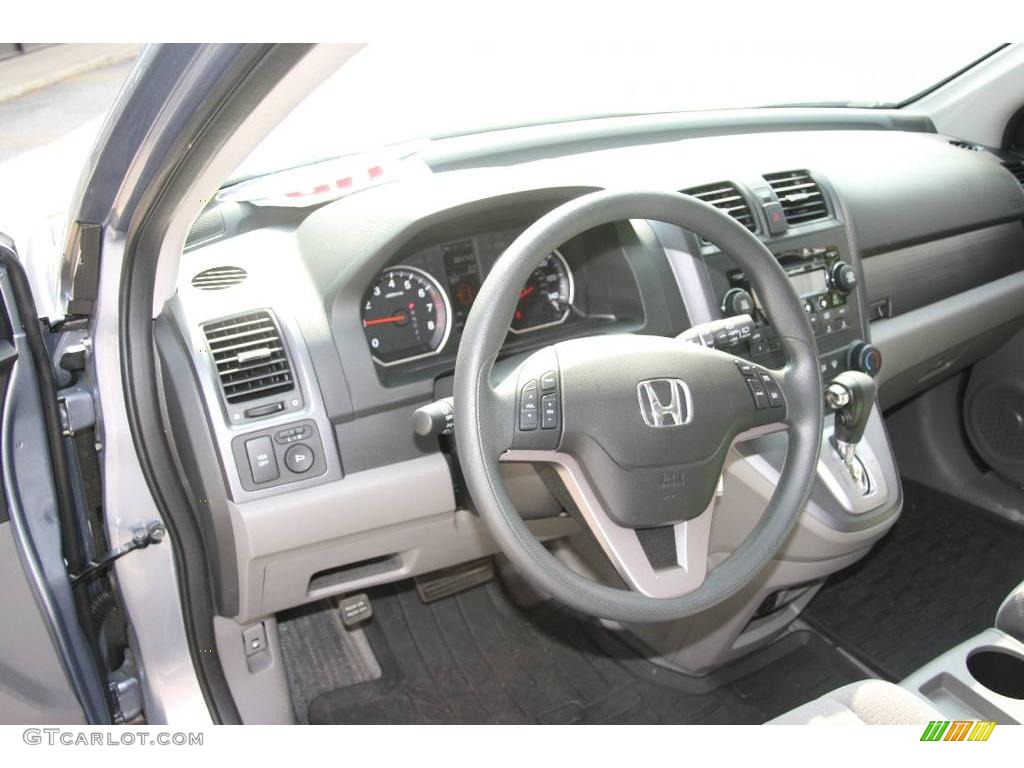 2008 CR-V EX 4WD - Glacier Blue Metallic / Gray photo #11
