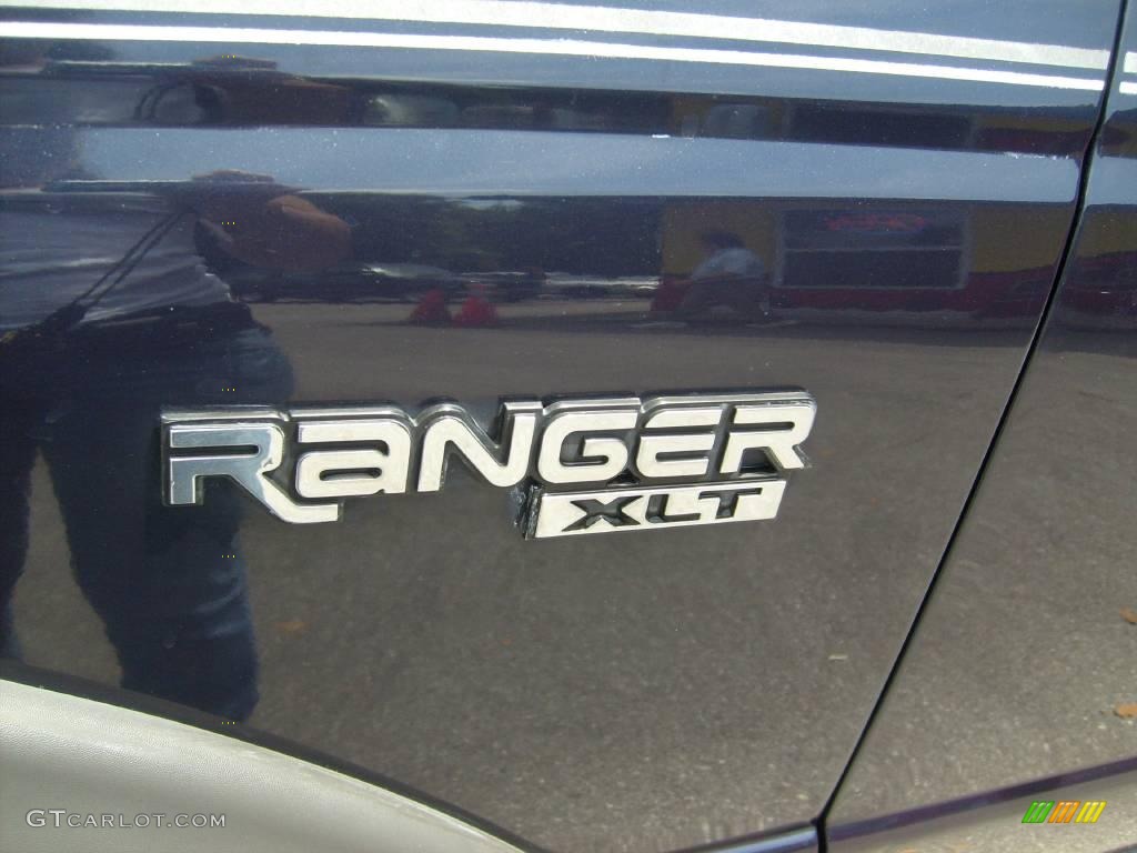 1999 Ranger XLT Extended Cab 4x4 - Deep Wedgewood Blue Metallic / Medium Graphite photo #12