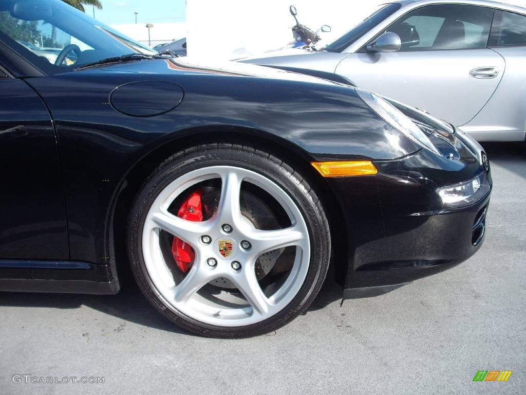 2008 911 Carrera 4S Coupe - Black / Black photo #3