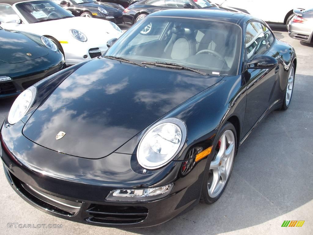 2008 911 Carrera 4S Coupe - Black / Black photo #4