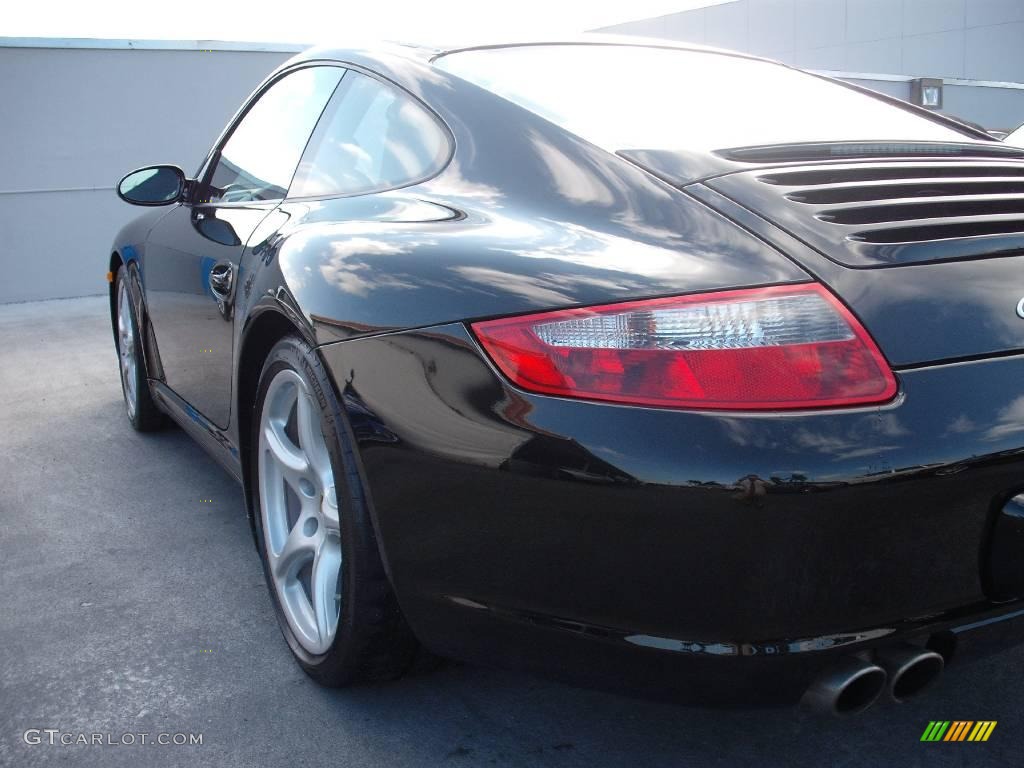 2008 911 Carrera 4S Coupe - Black / Black photo #9