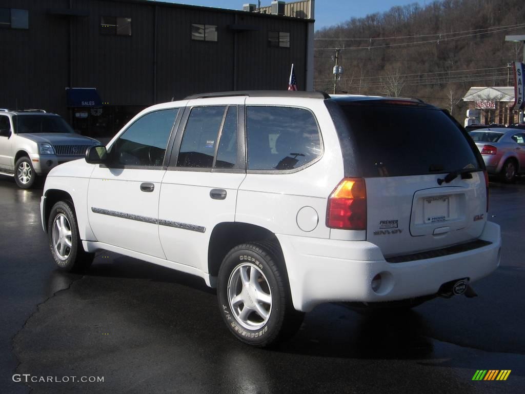 2007 Envoy SLE 4x4 - Summit White / Light Gray photo #4