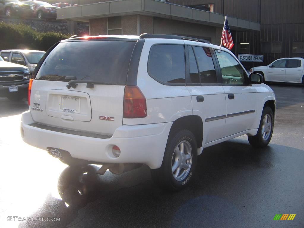 2007 Envoy SLE 4x4 - Summit White / Light Gray photo #6