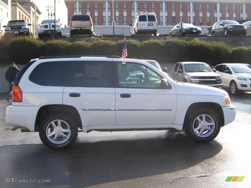2007 Envoy SLE 4x4 - Summit White / Light Gray photo #7
