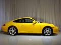 2009 Speed Yellow Porsche 911 Carrera Coupe  photo #3