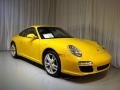 2009 Speed Yellow Porsche 911 Carrera Coupe  photo #20