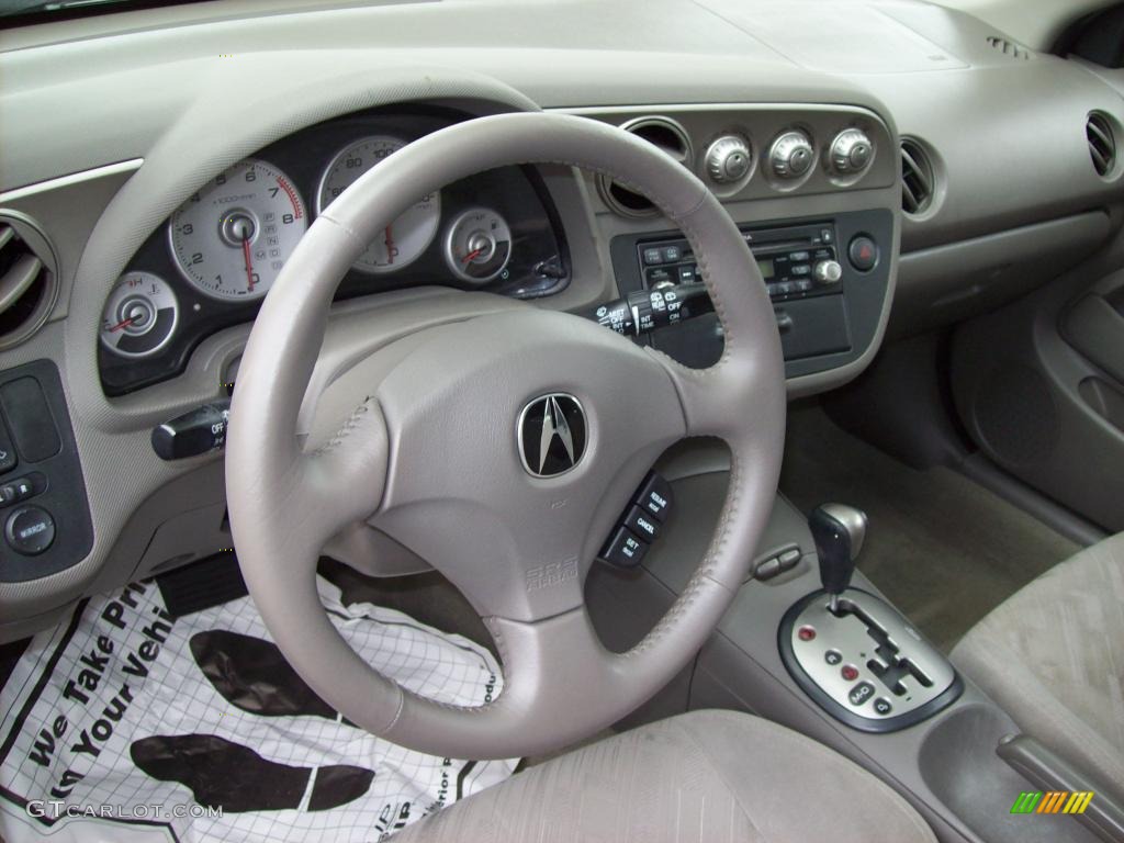 2002 RSX Sports Coupe - Desert Silver Metallic / Titanium photo #12
