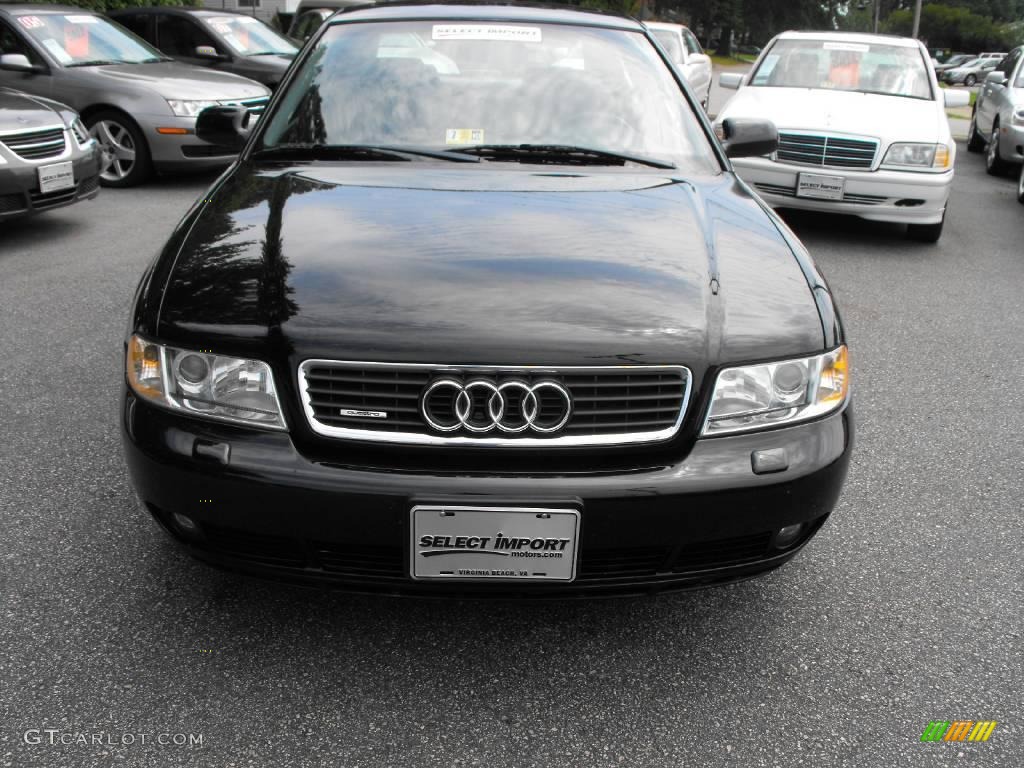 2001 A4 1.8T quattro Sedan - Brilliant Black / Onyx photo #5