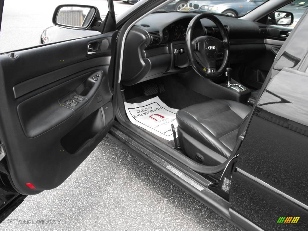 2001 A4 1.8T quattro Sedan - Brilliant Black / Onyx photo #15
