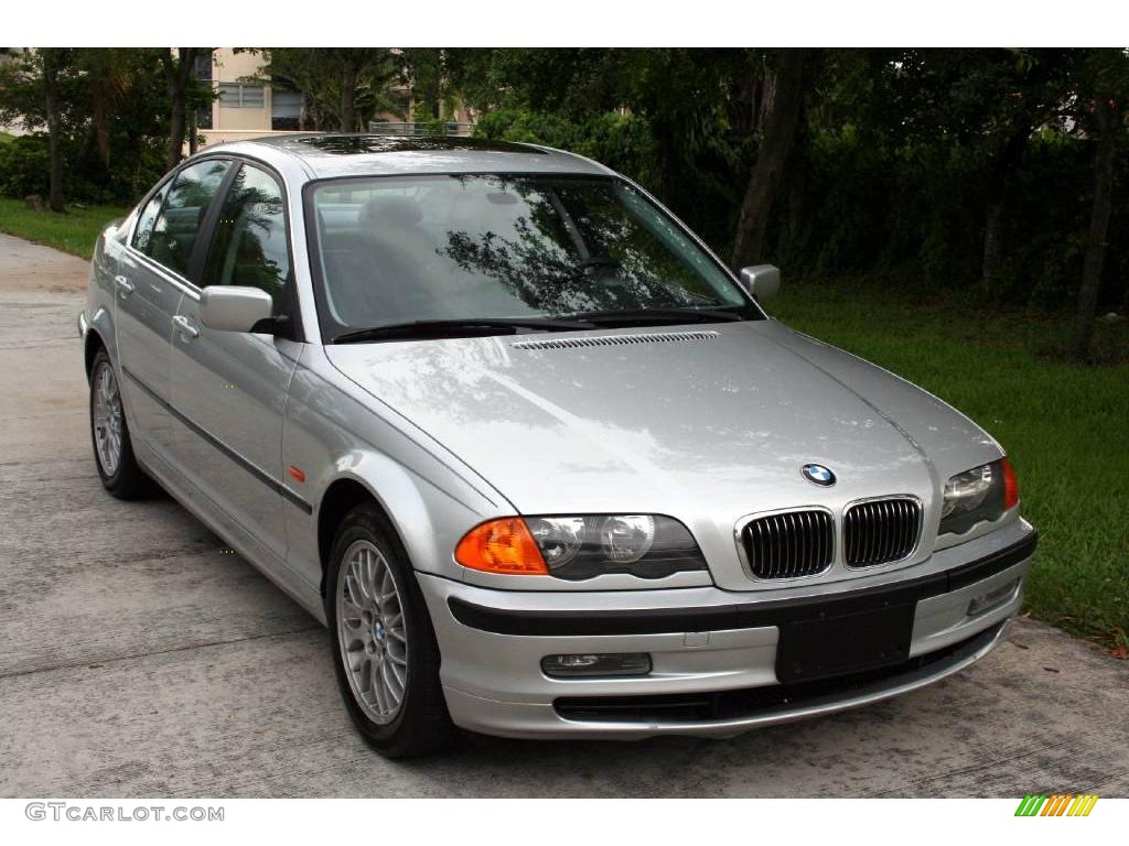 1999 3 Series 328i Sedan - Titanium Silver Metallic / Grey photo #14