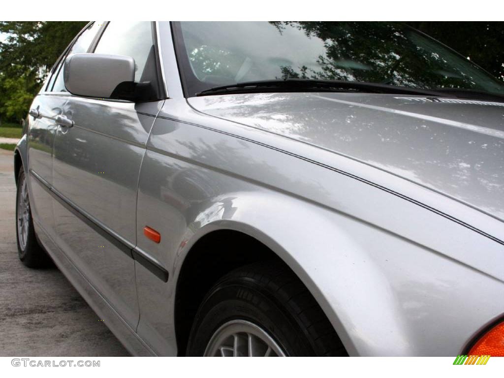 1999 3 Series 328i Sedan - Titanium Silver Metallic / Grey photo #18