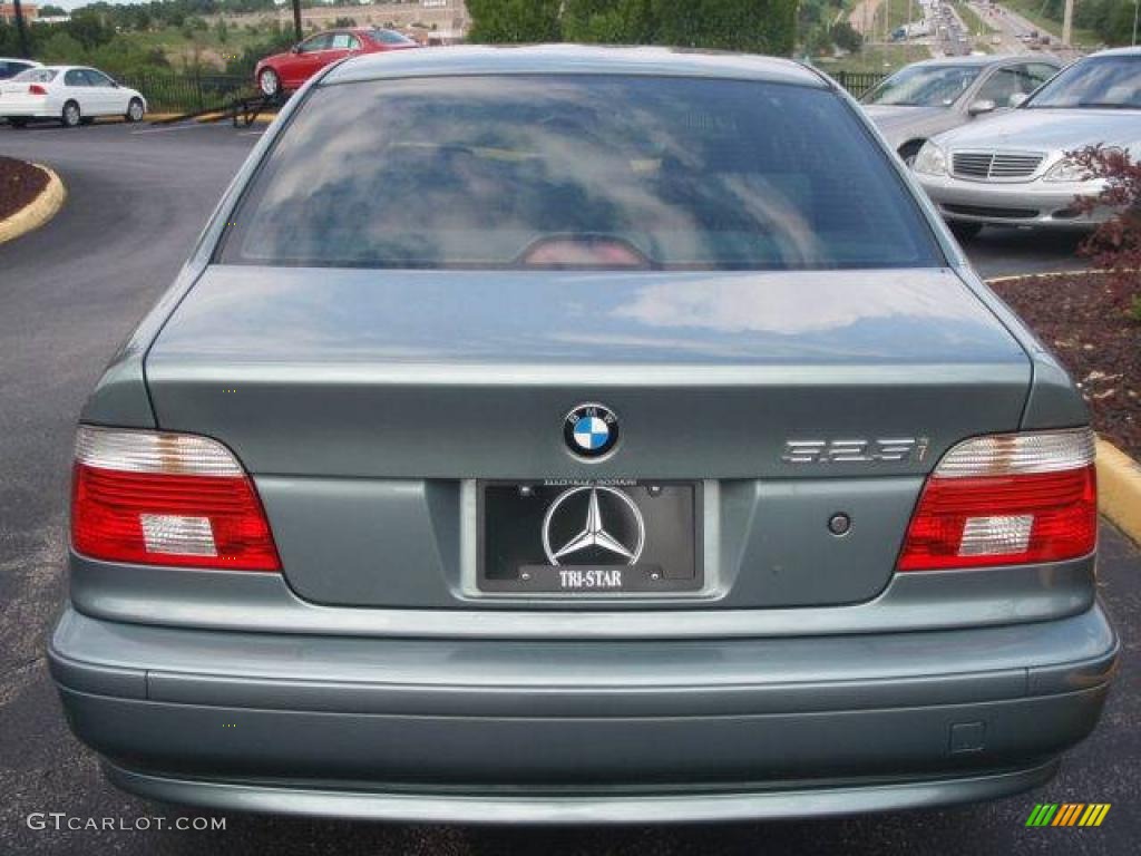 2003 5 Series 525i Sedan - Slate Green Metallic / Grey photo #11