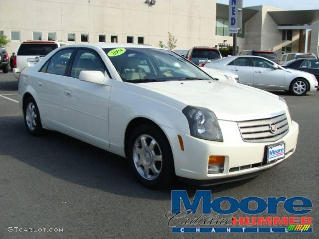 2004 CTS Sedan - White Diamond / Light Neutral photo #20