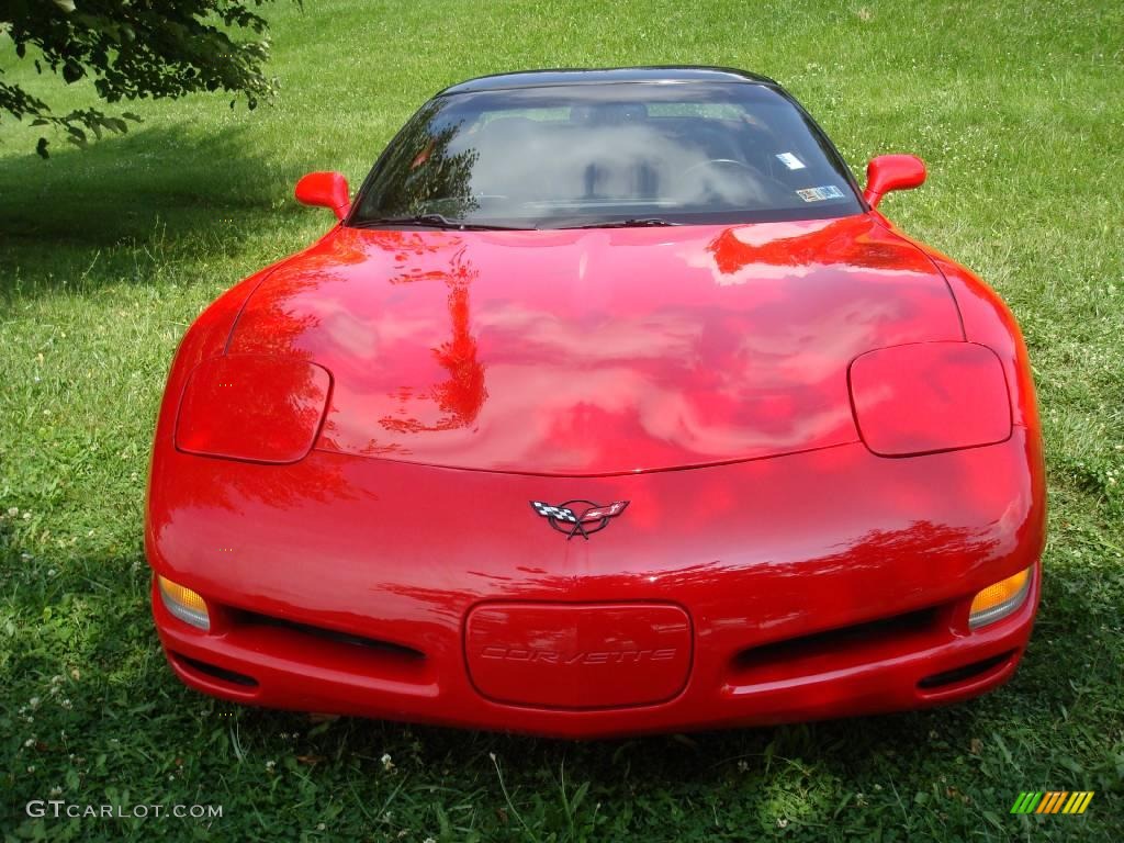1998 Corvette Coupe - Torch Red / Black photo #3