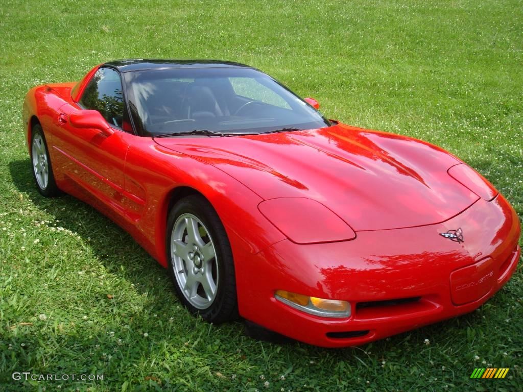 1998 Corvette Coupe - Torch Red / Black photo #4