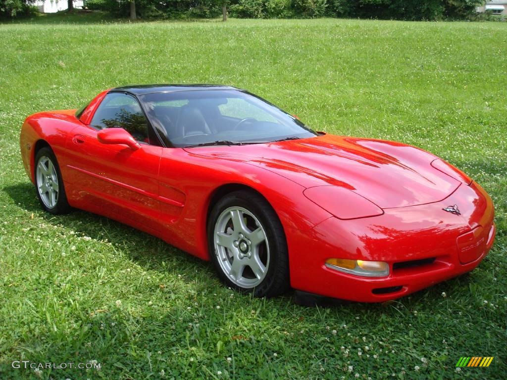1998 Corvette Coupe - Torch Red / Black photo #5