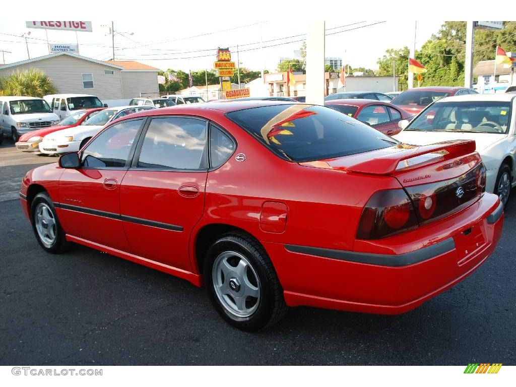 2000 Impala LS - Torch Red / Medium Gray photo #10