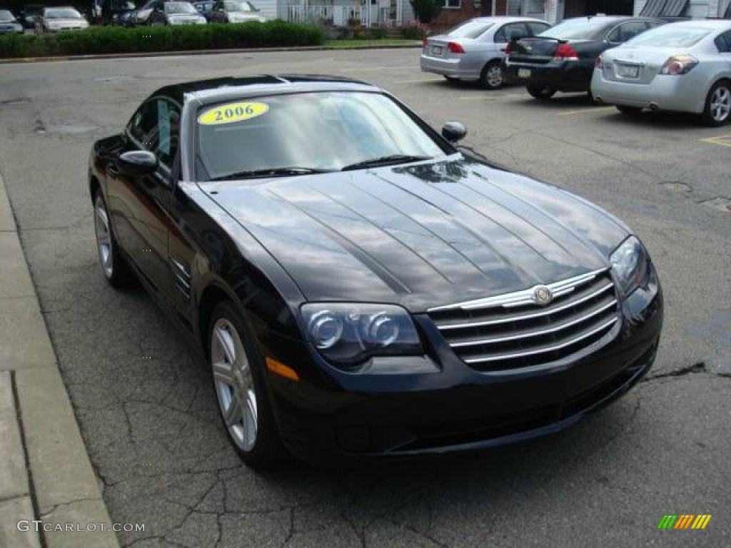 2006 Crossfire Coupe - Black / Dark Slate Gray photo #5