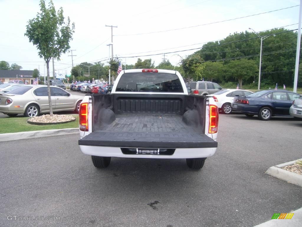 2003 Ram 1500 SLT Quad Cab - Bright White / Dark Slate Gray photo #7