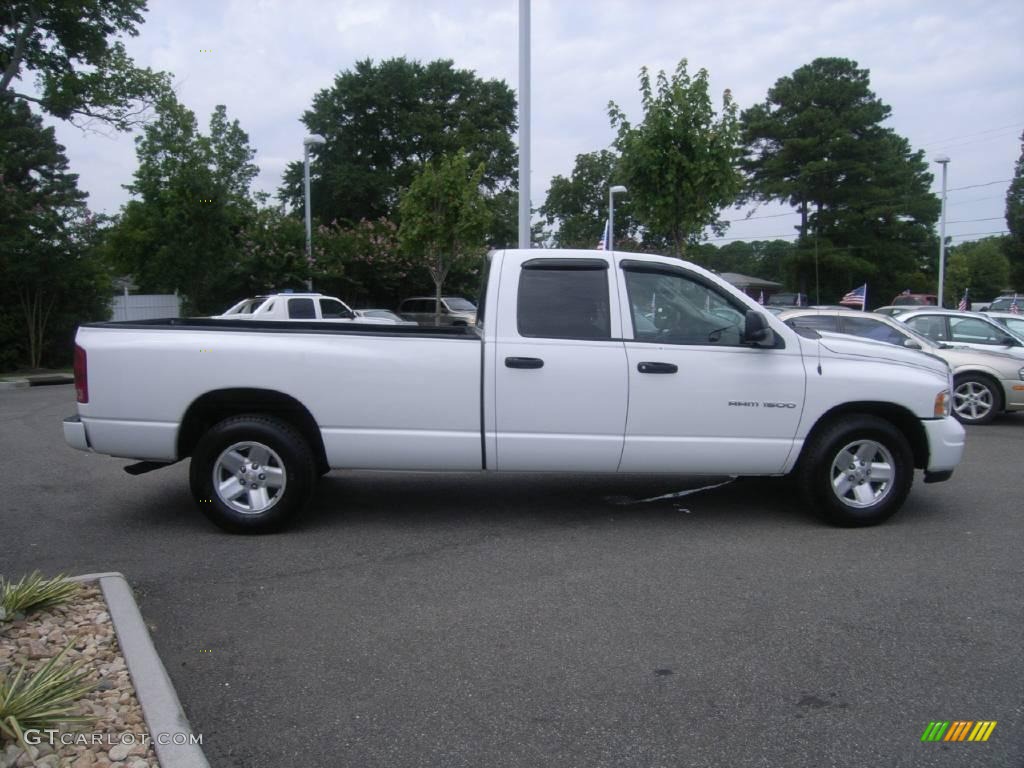 2003 Ram 1500 SLT Quad Cab - Bright White / Dark Slate Gray photo #9