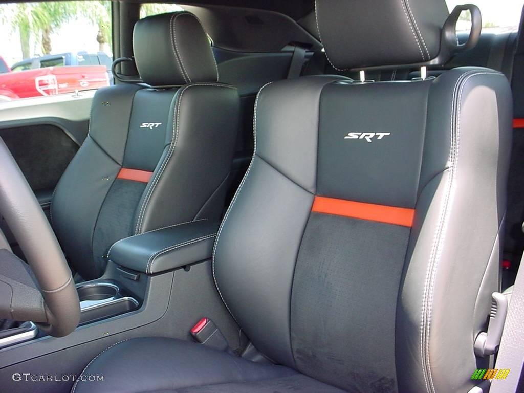 2009 Challenger SRT8 - HEMI Orange / Dark Slate Gray photo #11