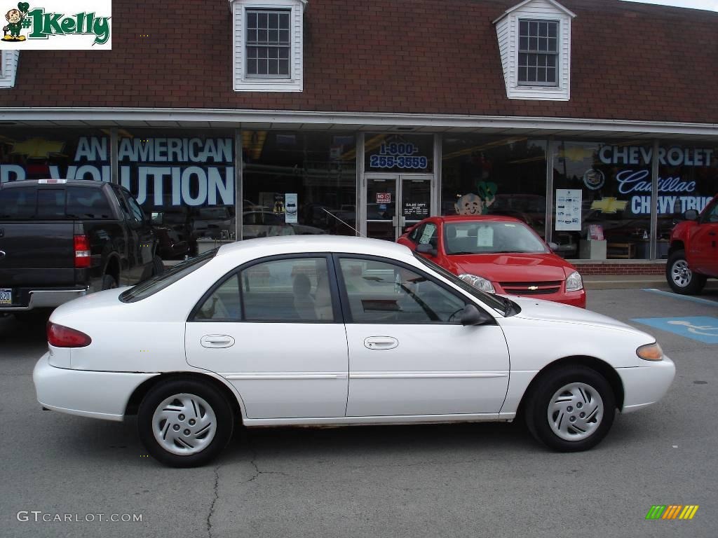 1997 Escort LX Sedan - White / Tan photo #1