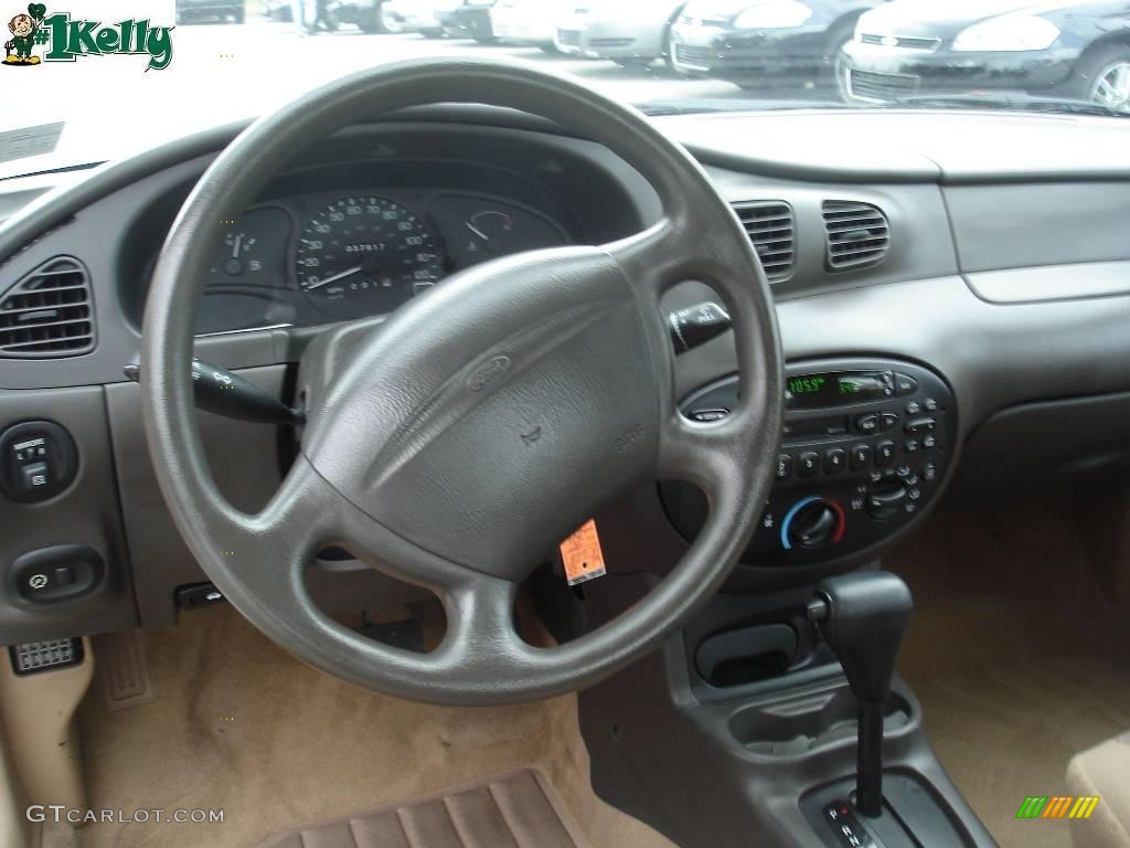 1997 Escort LX Sedan - White / Tan photo #11