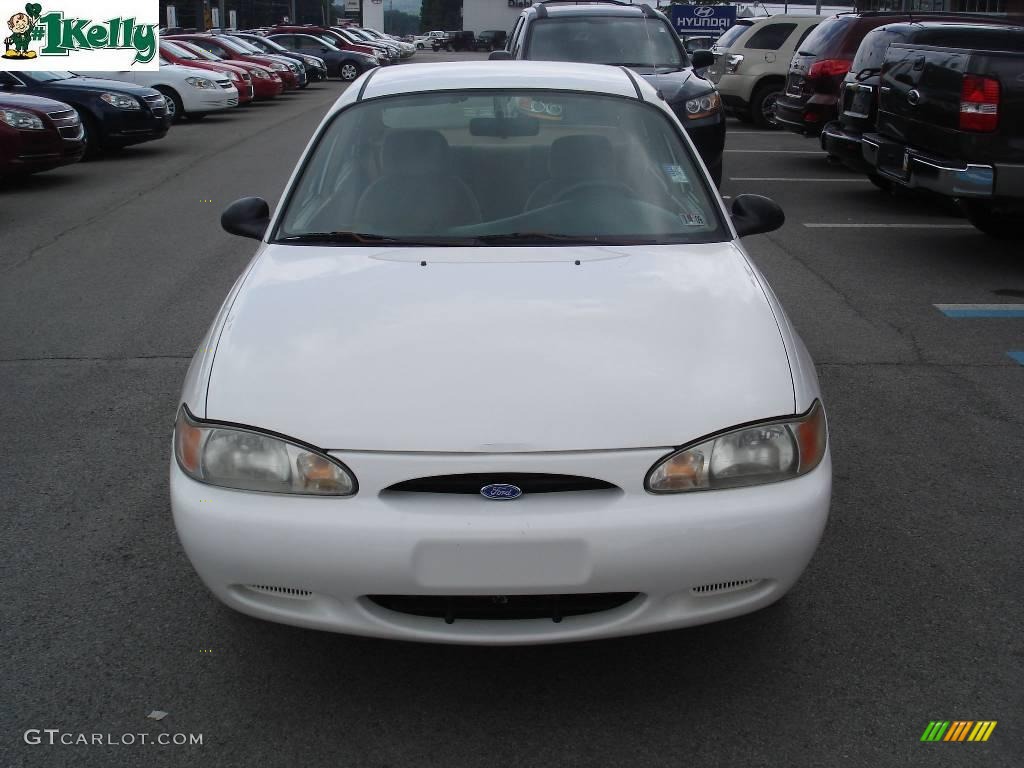 1997 Escort LX Sedan - White / Tan photo #15
