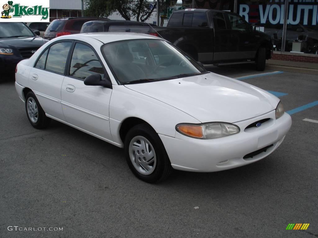 1997 Escort LX Sedan - White / Tan photo #16