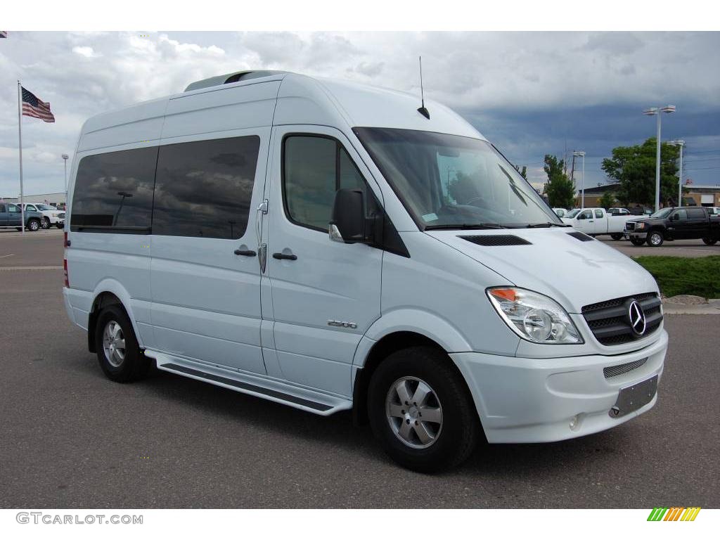 Arctic White Dodge Sprinter Van