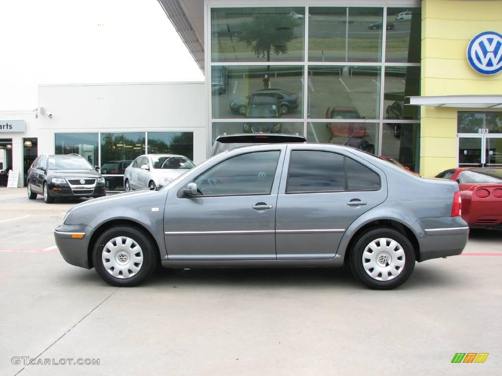 2004 Jetta GL Sedan - Platinum Grey Metallic / Grey photo #2