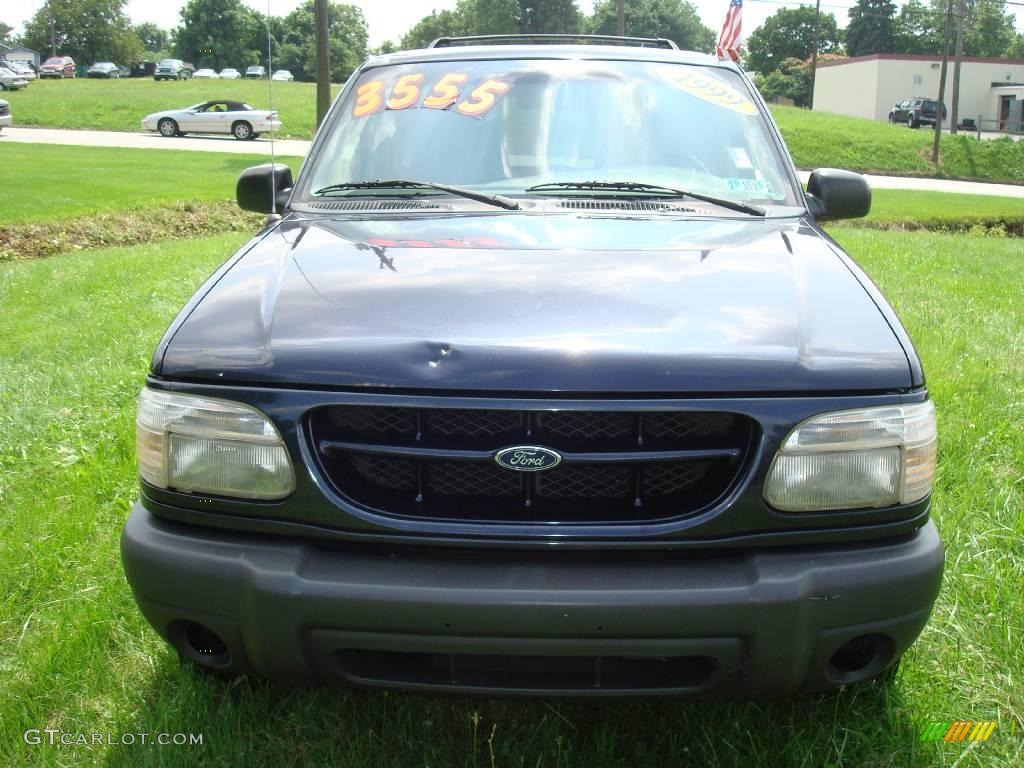 1999 Explorer XLS 4x4 - Deep Wedgewood Blue Metallic / Medium Graphite Grey photo #4