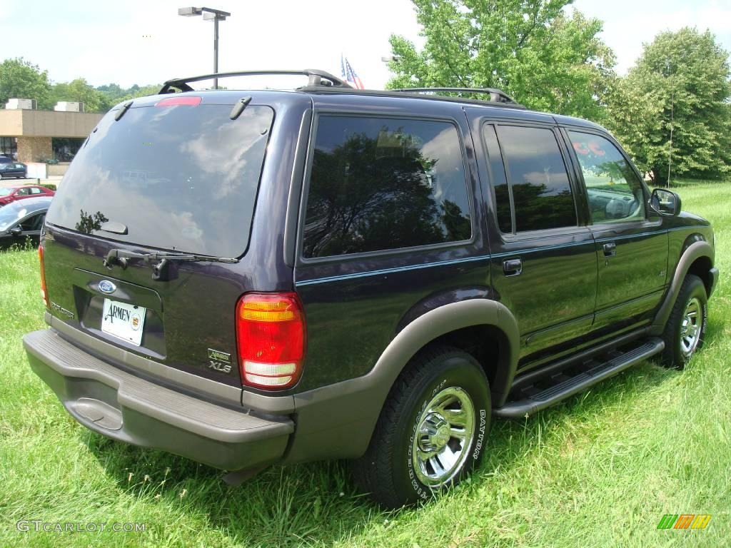 1999 Explorer XLS 4x4 - Deep Wedgewood Blue Metallic / Medium Graphite Grey photo #6