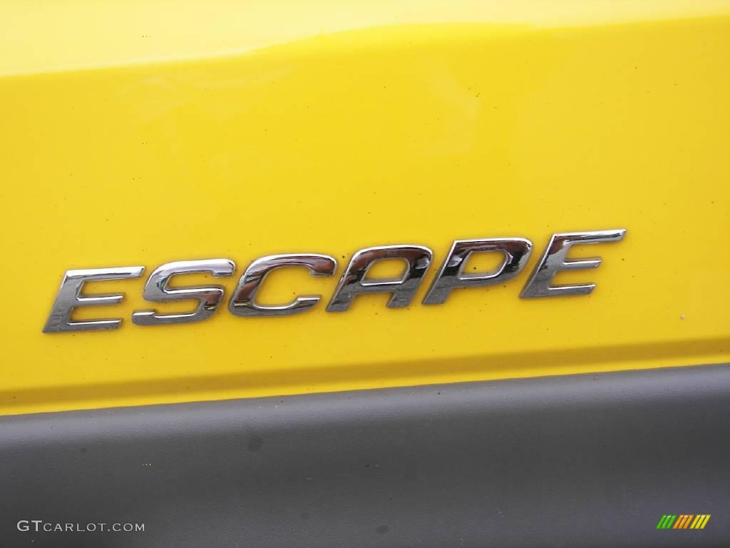 2001 Escape XLT V6 4WD - Chrome Yellow Metallic / Medium Graphite Grey photo #19